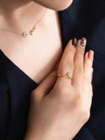 نیم‌ست طلا سبک باغچه سفید