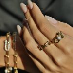 انگشتر طلا تیفانی نگین‌دار